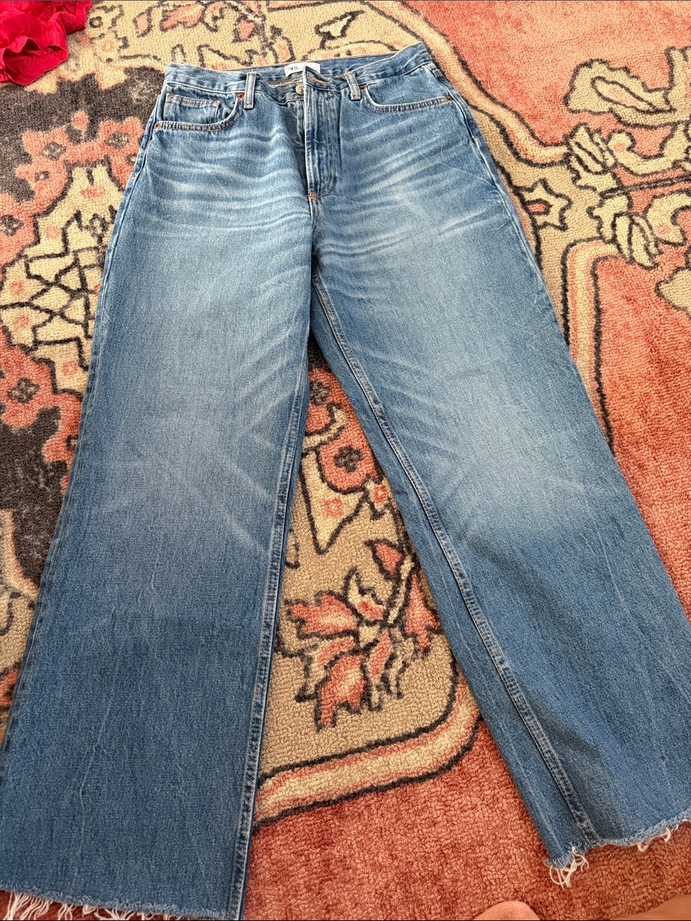 ZARA Wide-Leg Women's Jeans 10